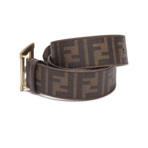 7c0250-xee fendi|Genuine Fendi Coffee Brown Belt 48 Inches 7C0250.